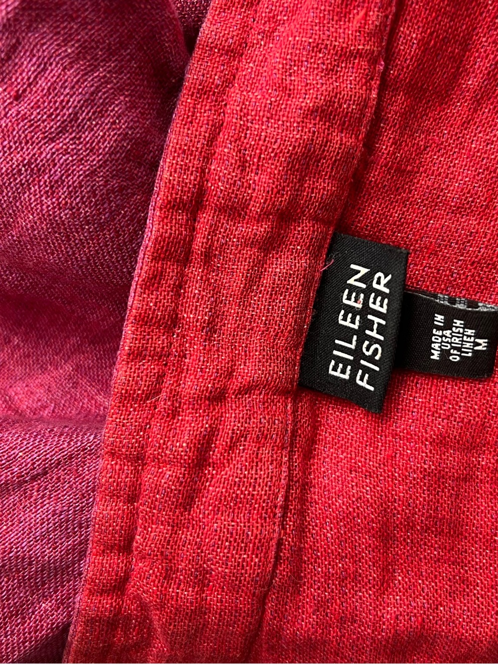 Eileen Fisher LINEN Open Front Jacket - Picture 3 of 4